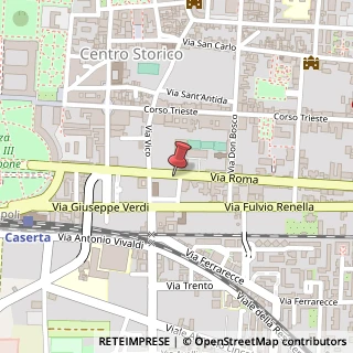 Mappa Via Roma, 50, 81100 Caserta, Caserta (Campania)
