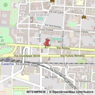 Mappa Via Roma, 44, 81100 Caserta, Caserta (Campania)