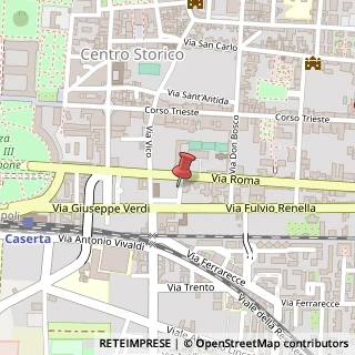 Mappa Via Fulvio Renella, 7, 81100 Caserta, Caserta (Campania)