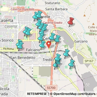 Mappa SS 7 Via Appia, 81100 Caserta CE, Italia (0.986)