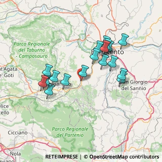 Mappa Via Appia Tressanti, 82010 Ceppaloni BN, Italia (7.24167)