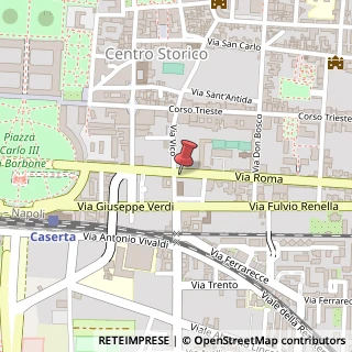 Mappa Via Roma, 34, 81100 Caserta, Caserta (Campania)