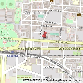 Mappa Via Roma, 41, 81100 Caserta, Caserta (Campania)
