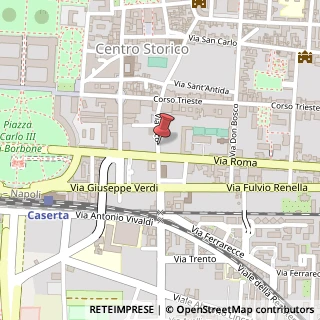 Mappa Via Giambattista Vico, 40, 81100 Caserta, Caserta (Campania)