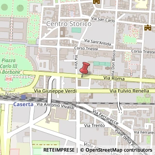 Mappa Via Roma, 40, 81100 Caserta, Caserta (Campania)