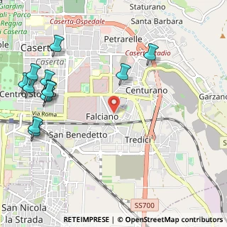 Mappa Via del Carrubo, 81100 Caserta CE, Italia (1.50833)