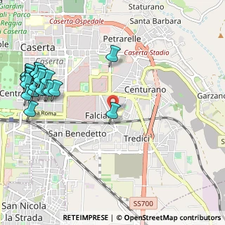 Mappa Via del Carrubo, 81100 Caserta CE, Italia (1.561)
