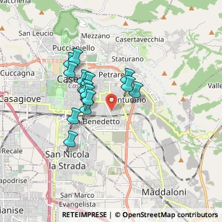 Mappa Via del Carrubo, 81100 Caserta CE, Italia (1.52067)
