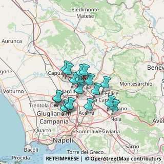 Mappa Via del Carrubo, 81100 Caserta CE, Italia (10.70667)