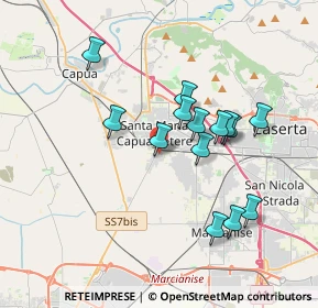 Mappa Via Bolzano, 81055 Santa Maria Capua Vetere CE, Italia (3.47643)