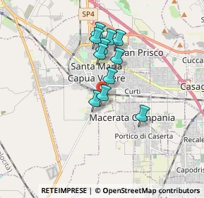 Mappa Via Bolzano, 81055 Santa Maria Capua Vetere CE, Italia (1.42909)