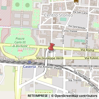 Mappa Via Cesare Battisti, 46, 81100 Caserta, Caserta (Campania)