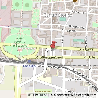 Mappa Via Cesare Battisti, 57, 81100 Caserta, Caserta (Campania)