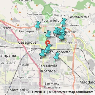 Mappa Via Cesare Battisti, 81100 Caserta CE, Italia (1.36231)