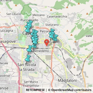 Mappa Piazza Ungaretti, 81100 Caserta CE, Italia (1.616)