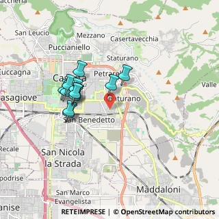 Mappa Piazza Ungaretti, 81100 Caserta CE, Italia (1.63333)