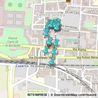 Mappa Via Roma N, 81100 Caserta CE, Italia (0.178)