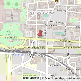 Mappa Via Roma, 3, 81100 Caserta, Caserta (Campania)