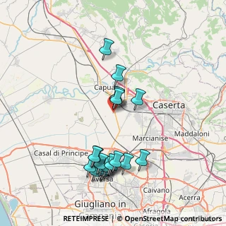 Mappa Via Antonio Meucci, 81050 San Tammaro CE, Italia (8.373)