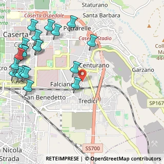 Mappa Via degli Oleandri, 81100 Caserta CE, Italia (1.5435)