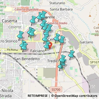 Mappa Via degli Oleandri, 81100 Caserta CE, Italia (0.952)