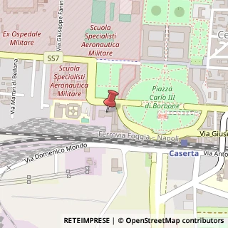 Mappa Viale Ellittico, 2, 81100 Caserta, Caserta (Campania)