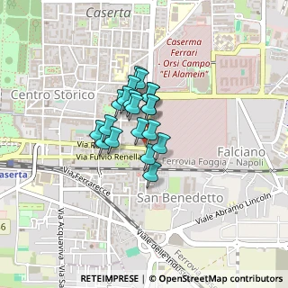 Mappa Ang Unità Italiana, 81100 Caserta CE, Italia (0.2675)
