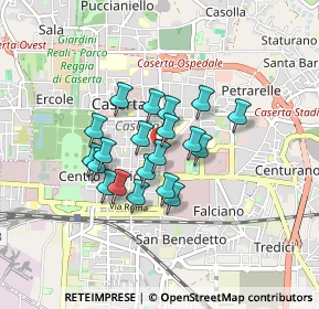 Mappa Via delle Ville, 81100 Caserta CE, Italia (0.6575)