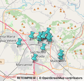 Mappa Via delle Ville, 81100 Caserta CE, Italia (2.35462)