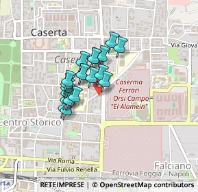 Mappa Via delle Ville, 81100 Caserta CE, Italia (0.316)