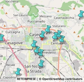 Mappa Via delle Ville, 81100 Caserta CE, Italia (2.14)