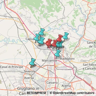 Mappa Via Aldo Moro, 81020 Casapulla CE, Italia (4.80846)