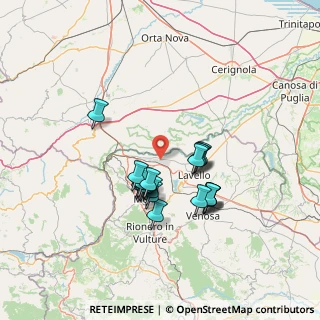 Mappa Zona Industriale San Nicola, 85025 Melfi PZ, Italia (12.139)