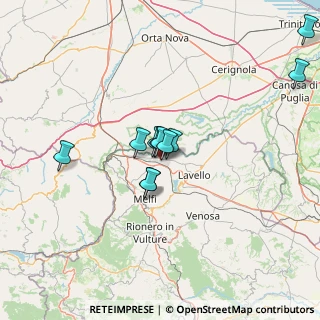 Mappa Zona Industriale San Nicola, 85025 Melfi PZ, Italia (14.0625)