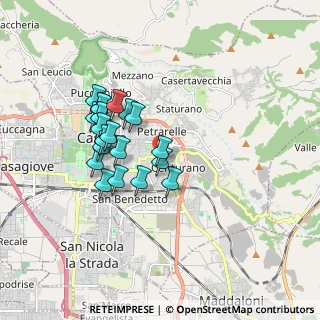 Mappa Via Francesco Marchesiello, 81100 Caserta CE, Italia (1.6205)
