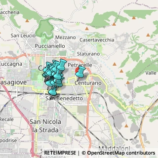 Mappa Via Francesco Marchesiello, 81100 Caserta CE, Italia (1.6415)