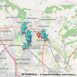 Mappa Via Francesco Marchesiello, 81100 Caserta CE, Italia (1.44857)