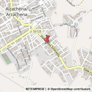 Mappa Via Muzzu, snc, 07021 Arzachena, Sassari (Sardegna)
