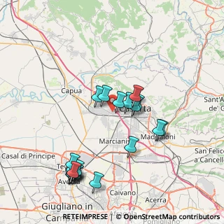 Mappa 81020 Casapulla CE, Italia (8.9485)