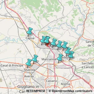 Mappa 81020 Casapulla CE, Italia (5.95417)