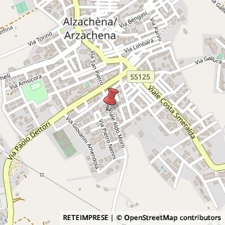 Mappa Viale Aldo Moro, 8, 07021 Arzachena, Sassari (Sardegna)