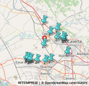 Mappa Via Colonna, 81043 Capua CE, Italia (7.54056)