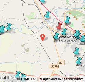 Mappa Via Colonna, 81043 Capua CE, Italia (6.515)