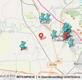 Mappa Via Colonna, 81043 Capua CE, Italia (4.56571)