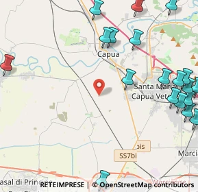 Mappa Via Colonna, 81043 Capua CE, Italia (6.622)