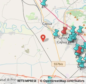 Mappa Via Colonna, 81043 Capua CE, Italia (7.0115)
