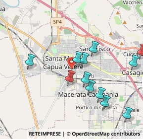 Mappa Via Cafora, 81055 Portico di Caserta CE, Italia (2.1775)