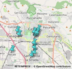 Mappa Via Ricciardi, 81100 Caserta CE, Italia (1.43462)