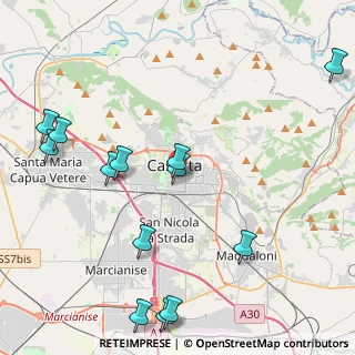 Mappa Via Ricciardi, 81100 Caserta CE, Italia (5.58692)
