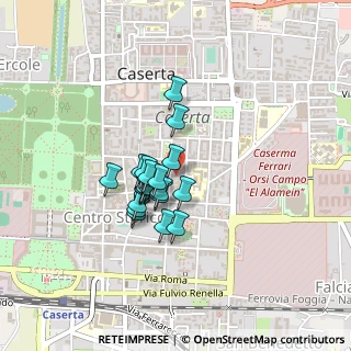 Mappa Via Ricciardi, 81100 Caserta CE, Italia (0.3185)